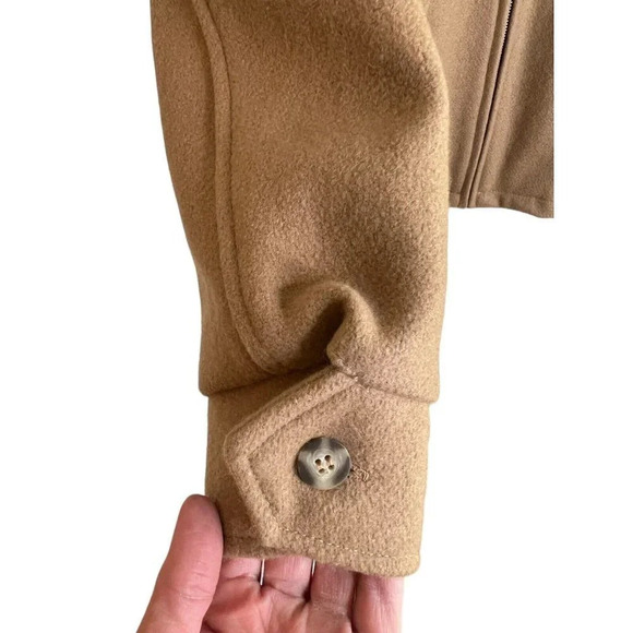 Microsoft Jacket Coat Mens Small Camel Tan Wool Blend Computer PC Software - Picture 6 of 15